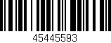 Código de barras (EAN, GTIN, SKU, ISBN): '45445593'
