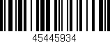 Código de barras (EAN, GTIN, SKU, ISBN): '45445934'