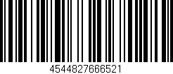 Código de barras (EAN, GTIN, SKU, ISBN): '4544827666521'