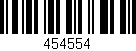 Código de barras (EAN, GTIN, SKU, ISBN): '454554'