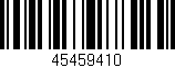 Código de barras (EAN, GTIN, SKU, ISBN): '45459410'