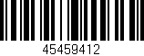Código de barras (EAN, GTIN, SKU, ISBN): '45459412'