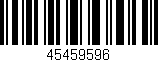Código de barras (EAN, GTIN, SKU, ISBN): '45459596'