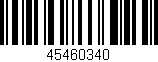 Código de barras (EAN, GTIN, SKU, ISBN): '45460340'