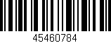 Código de barras (EAN, GTIN, SKU, ISBN): '45460784'