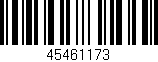 Código de barras (EAN, GTIN, SKU, ISBN): '45461173'