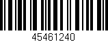 Código de barras (EAN, GTIN, SKU, ISBN): '45461240'