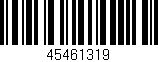 Código de barras (EAN, GTIN, SKU, ISBN): '45461319'