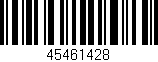 Código de barras (EAN, GTIN, SKU, ISBN): '45461428'