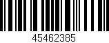 Código de barras (EAN, GTIN, SKU, ISBN): '45462385'