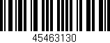 Código de barras (EAN, GTIN, SKU, ISBN): '45463130'