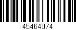 Código de barras (EAN, GTIN, SKU, ISBN): '45464074'