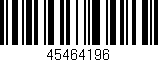 Código de barras (EAN, GTIN, SKU, ISBN): '45464196'