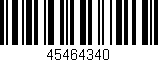 Código de barras (EAN, GTIN, SKU, ISBN): '45464340'