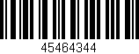 Código de barras (EAN, GTIN, SKU, ISBN): '45464344'