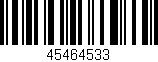 Código de barras (EAN, GTIN, SKU, ISBN): '45464533'