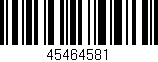 Código de barras (EAN, GTIN, SKU, ISBN): '45464581'