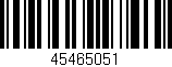 Código de barras (EAN, GTIN, SKU, ISBN): '45465051'
