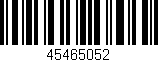 Código de barras (EAN, GTIN, SKU, ISBN): '45465052'