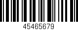 Código de barras (EAN, GTIN, SKU, ISBN): '45465679'