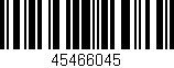 Código de barras (EAN, GTIN, SKU, ISBN): '45466045'