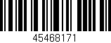 Código de barras (EAN, GTIN, SKU, ISBN): '45468171'