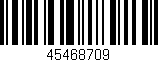 Código de barras (EAN, GTIN, SKU, ISBN): '45468709'