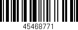 Código de barras (EAN, GTIN, SKU, ISBN): '45468771'