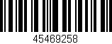 Código de barras (EAN, GTIN, SKU, ISBN): '45469258'
