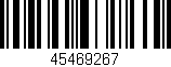 Código de barras (EAN, GTIN, SKU, ISBN): '45469267'