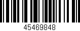 Código de barras (EAN, GTIN, SKU, ISBN): '45469848'