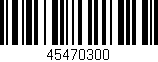 Código de barras (EAN, GTIN, SKU, ISBN): '45470300'