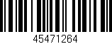 Código de barras (EAN, GTIN, SKU, ISBN): '45471264'