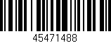 Código de barras (EAN, GTIN, SKU, ISBN): '45471488'