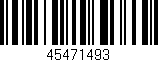 Código de barras (EAN, GTIN, SKU, ISBN): '45471493'