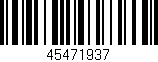 Código de barras (EAN, GTIN, SKU, ISBN): '45471937'