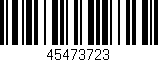 Código de barras (EAN, GTIN, SKU, ISBN): '45473723'