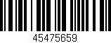Código de barras (EAN, GTIN, SKU, ISBN): '45475659'