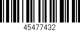 Código de barras (EAN, GTIN, SKU, ISBN): '45477432'