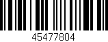 Código de barras (EAN, GTIN, SKU, ISBN): '45477804'