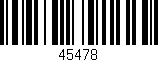 Código de barras (EAN, GTIN, SKU, ISBN): '45478'