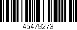 Código de barras (EAN, GTIN, SKU, ISBN): '45479273'