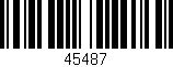 Código de barras (EAN, GTIN, SKU, ISBN): '45487'