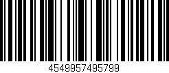 Código de barras (EAN, GTIN, SKU, ISBN): '4549957495799'