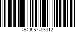 Código de barras (EAN, GTIN, SKU, ISBN): '4549957495812'