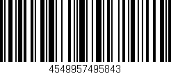 Código de barras (EAN, GTIN, SKU, ISBN): '4549957495843'