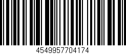 Código de barras (EAN, GTIN, SKU, ISBN): '4549957704174'