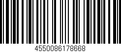 Código de barras (EAN, GTIN, SKU, ISBN): '4550086178668'