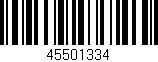 Código de barras (EAN, GTIN, SKU, ISBN): '45501334'
