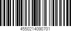 Código de barras (EAN, GTIN, SKU, ISBN): '4550214090701'